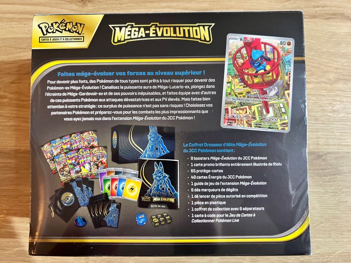 Lot de 2 Coffrets Dresseur d’Élite ME01 – Méga-Évolution Lucario & Gardevoir - photo numéro 7