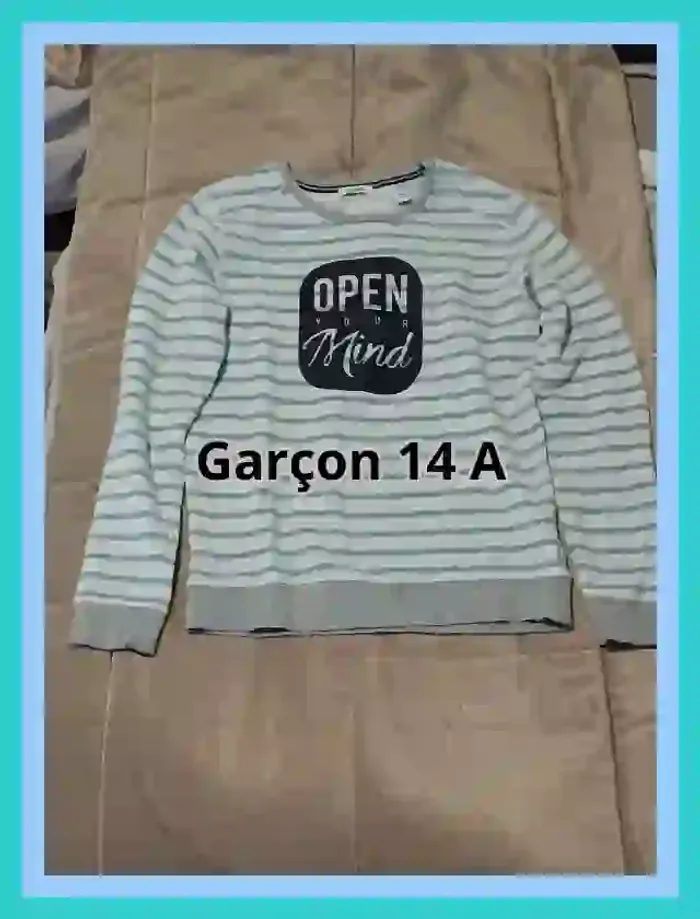 "Pull Okaidi garçon 14 ans "  7514737575