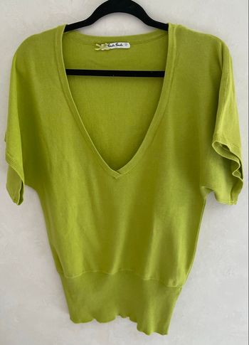 Top Féminine Cache Cache vert anis  Taille 1 équivaut 36/38 Cache Cache 