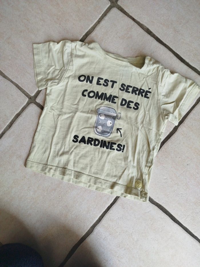 T shirt manches courtes 24mois 86cm