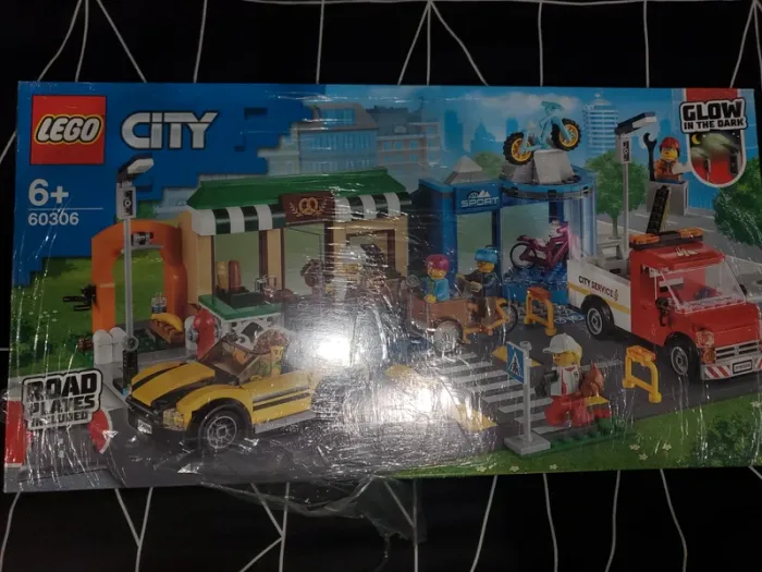 Lego city La rue commercante.