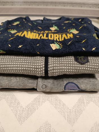 Pyjama bébé garçon 3 mois lot de 3 Disney Star Wars et Necix's