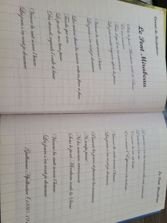 Carnet de récitations - photo numéro 3
