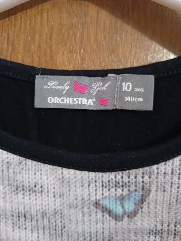 T-shirt papillon orchestra 10 ans 🦋 - photo numéro 2