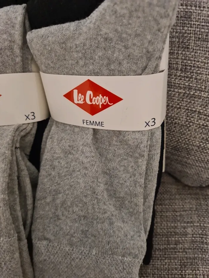 2 lot de chaussettes 39/41  lee cooper - photo numéro 3