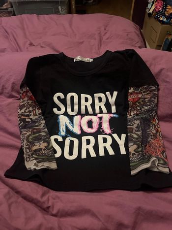 T shirt trompe l œil 7 ans afairytale