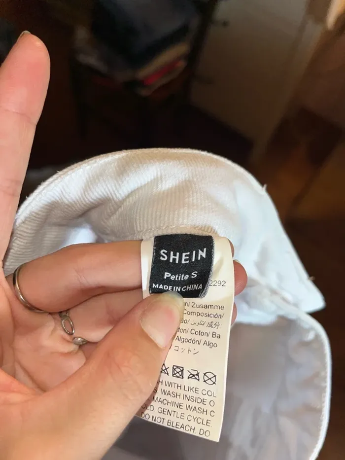Cargo blanc SHEIN - photo numéro 4