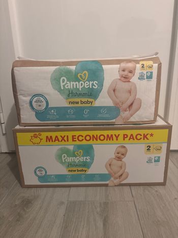 Couches Pampers qualité harmonie taille 2 