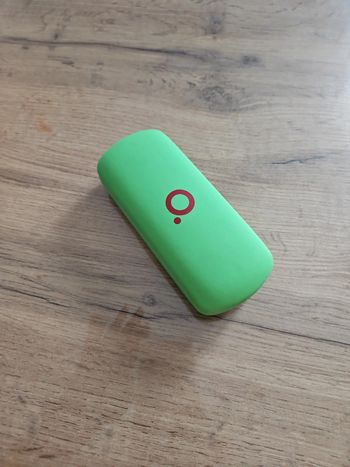Etui a lunettes vert et sa lavette