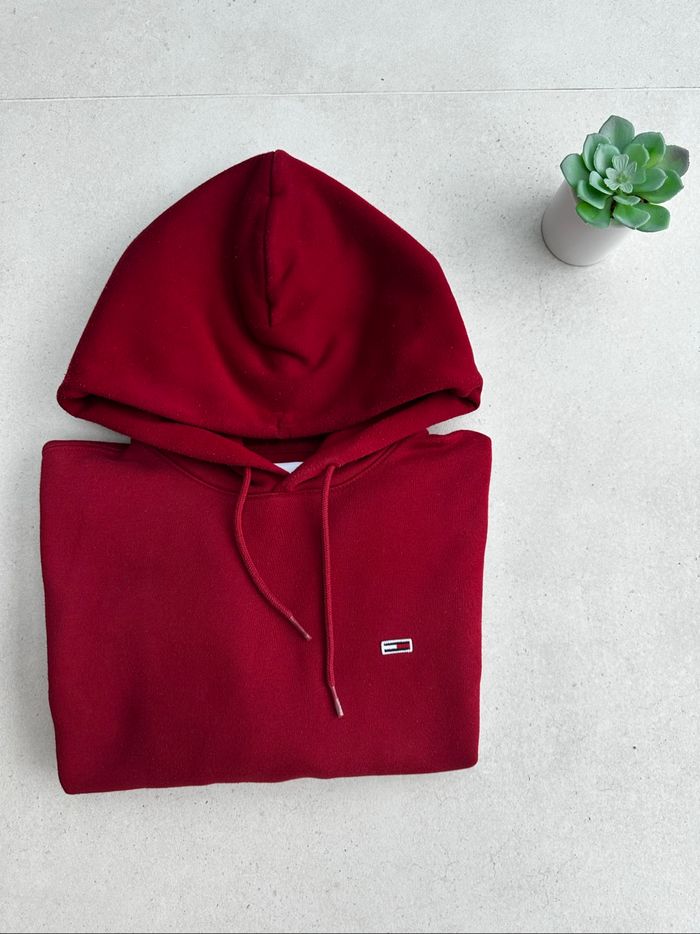 Sweat à capuche Tommy Hilfiger bordeaux - photo numéro 5