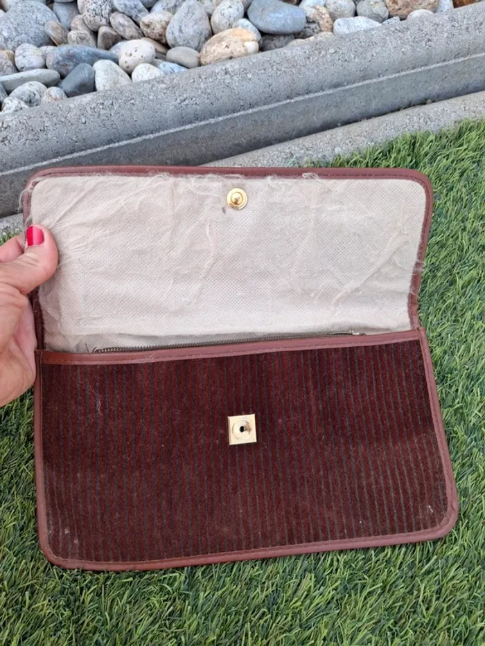 Pochette main velour - photo numéro 3