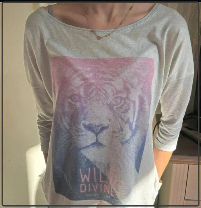 Blouse manche 3/4 taille 34 marque bonobo