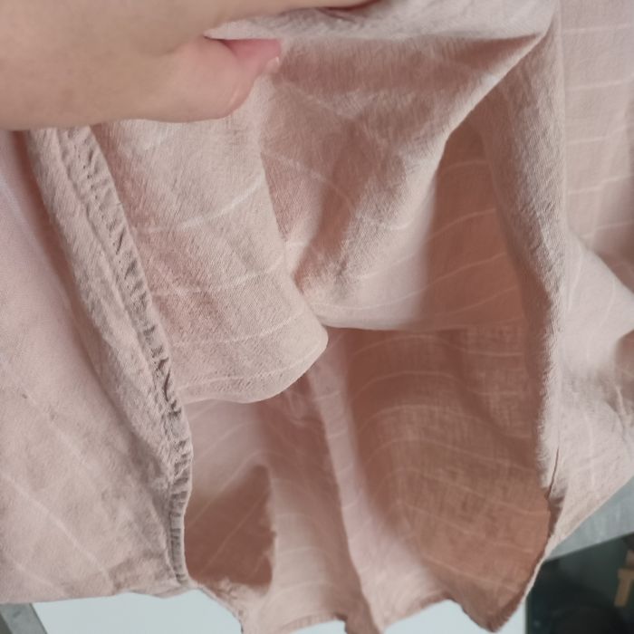 Jolie robe été T44 coton et lin non doublée - photo numéro 7