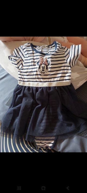 Robe body disney minnie orchestra taille 3mois 60cm