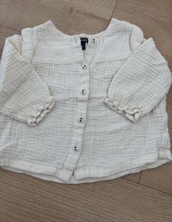 Chemisier en gaze de coton 