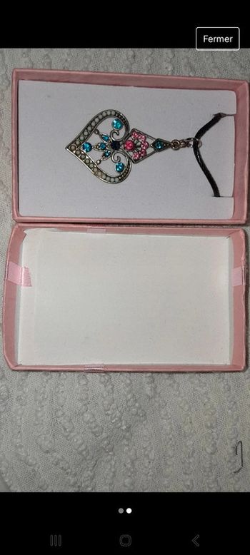 Collier fantaisie cœur