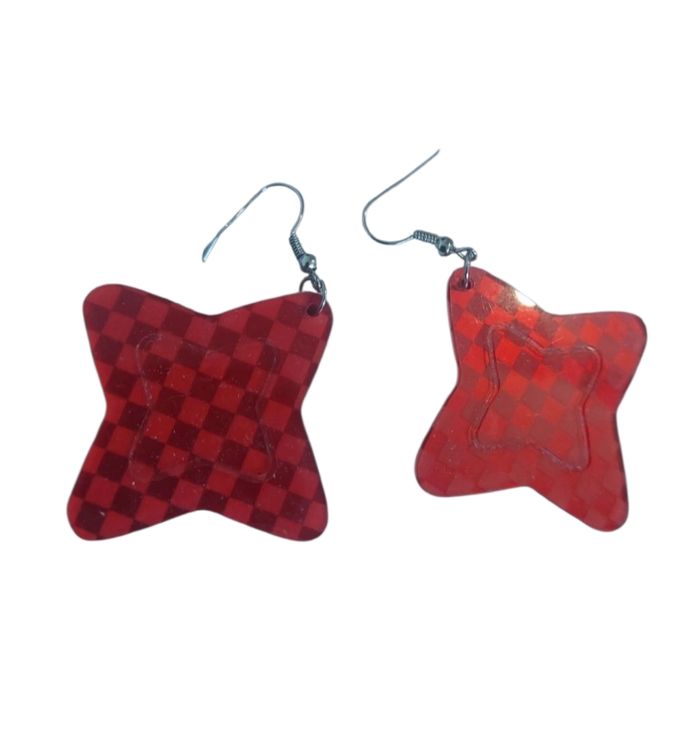 Boucles d'oreilles etoiles