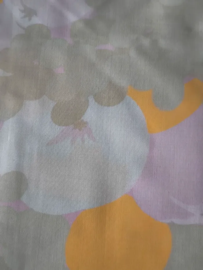 Taie de traversin vintage motif fruits rétro 180 X 41 cm - photo numéro 9