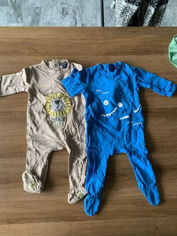 Lot 2 pyjama   3 mois