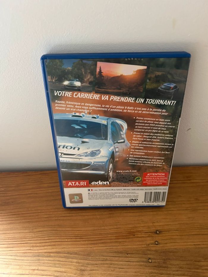 Boîte Vide PlayStation 2 V-Rally 3 avec notice - photo numéro 5