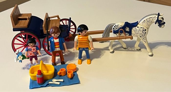 Playmobil country 5226 calèche avec famille