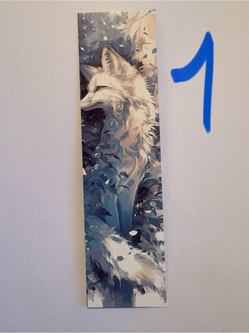 Magnifique marque-pages, renards