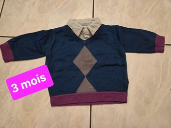 Pull  verbaudet  3 mois