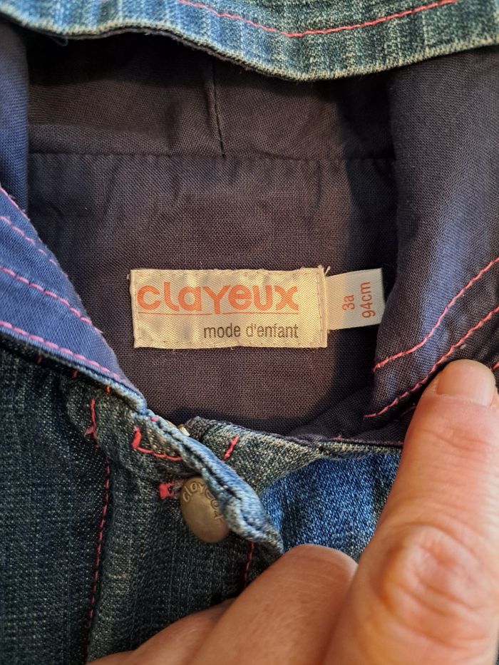 Manteau en jean fille 3 ans TBE - photo numéro 9