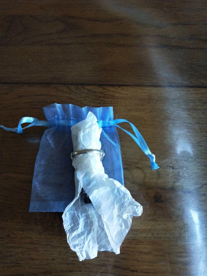 Bague bleu - photo numéro 3