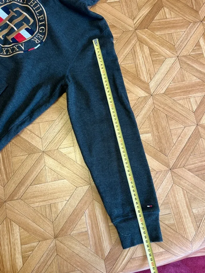 Pull homme sweat homme sweat à capuche Tommy Hilfiger taille 38 taille M - photo numéro 8
