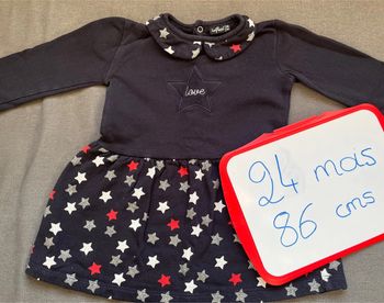 Robe effet 2 en 1 24 mois