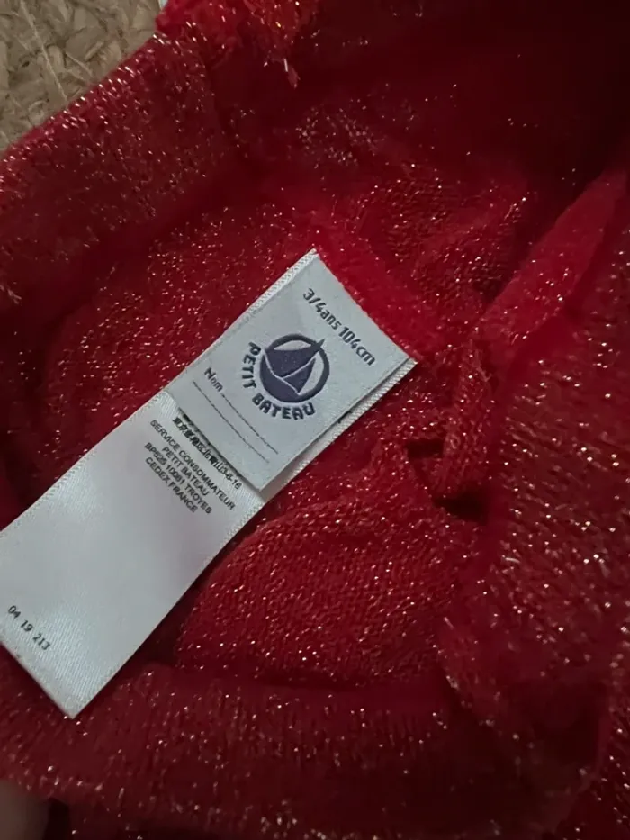 Collant pailleté petit bateau 23/26 - photo numéro 4