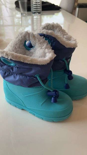 Chaussures de ski bleues