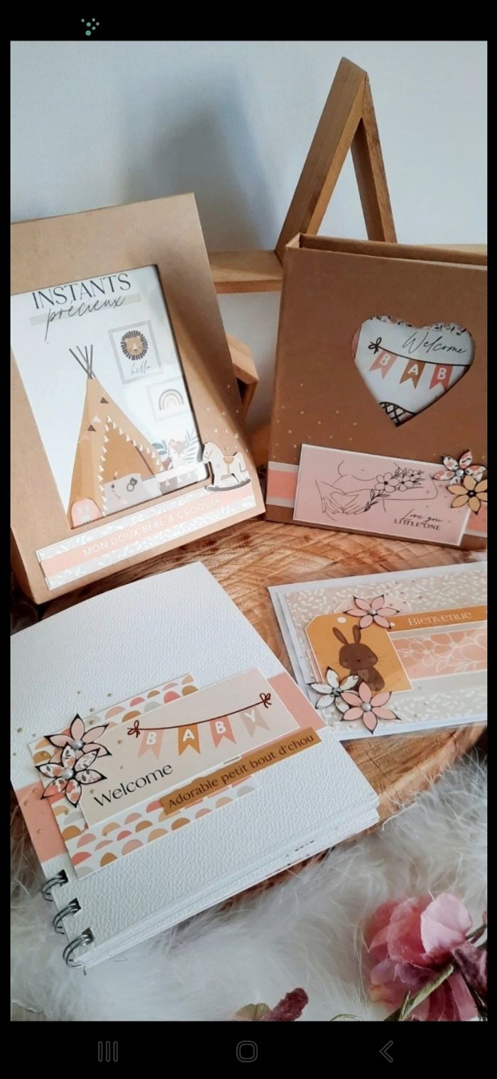 Set cadeau de naissance/cartes étapes - photo numéro 2