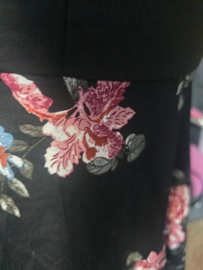 Robe pin-up rockhabily rétro vintage a fleur taille S - photo numéro 4