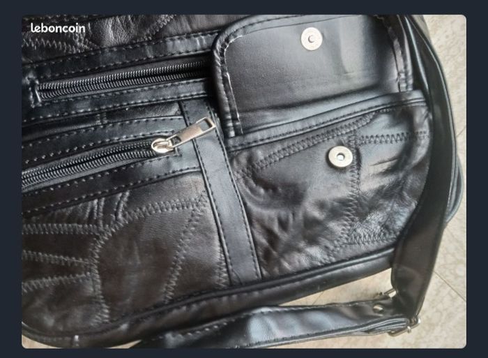 Sac à main ; couleur noir - photo numéro 4