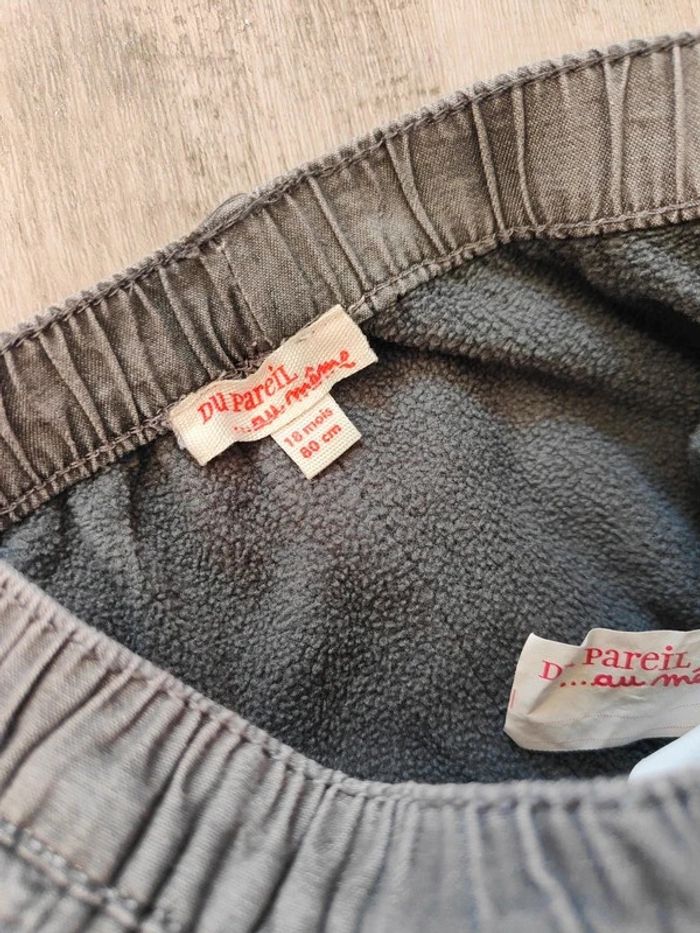 Pantalon chaud bébé 🐻 18m - Dpam - photo numéro 4