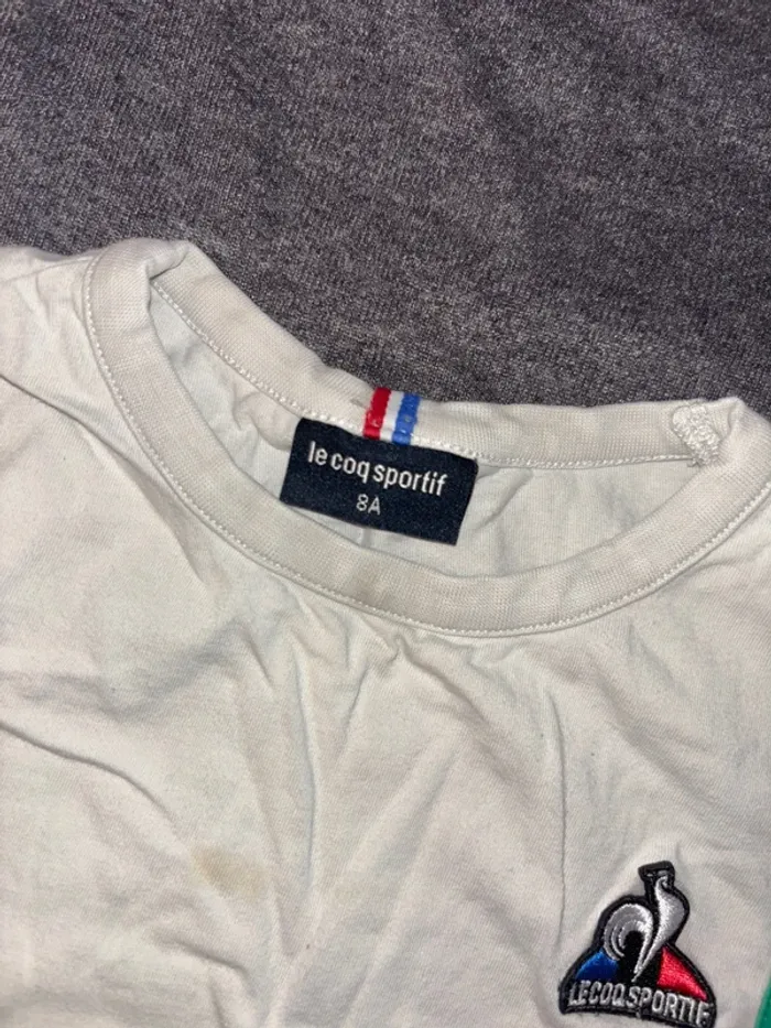 T shirt le coq sportif garçon. - photo numéro 2