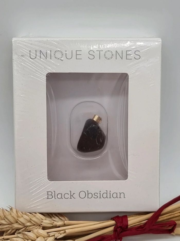 Pendentif perle Black Obsidian Unique Stones - photo numéro 2