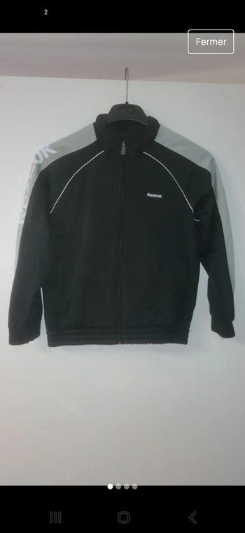 Veste jogging reebok 8 ans