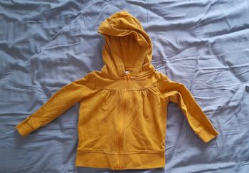 Gilet zippé à capuche