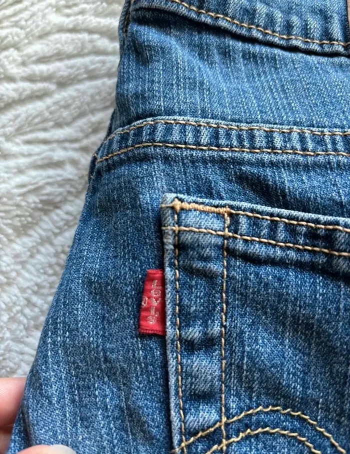 Jean Levi’s 550 Relaxed Bootcut femme bleu 2000s y2k Rare Collector taille 38/40 M/L us taille basse - photo numéro 5