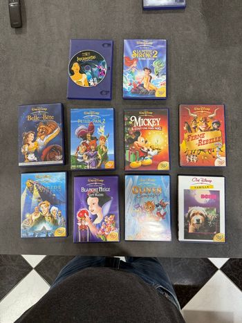 Lot de 10 dvd Disney