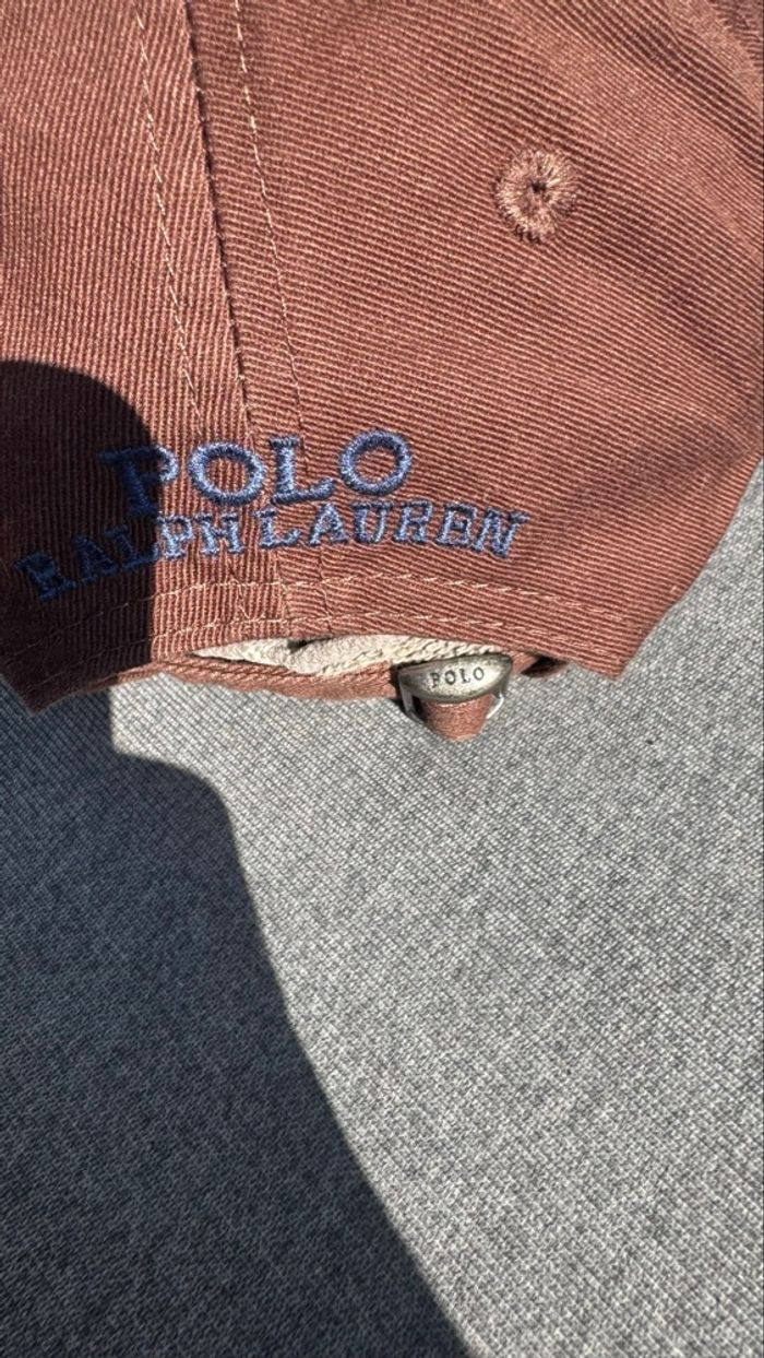 Casquette Ralph Lauren marron - photo numéro 3
