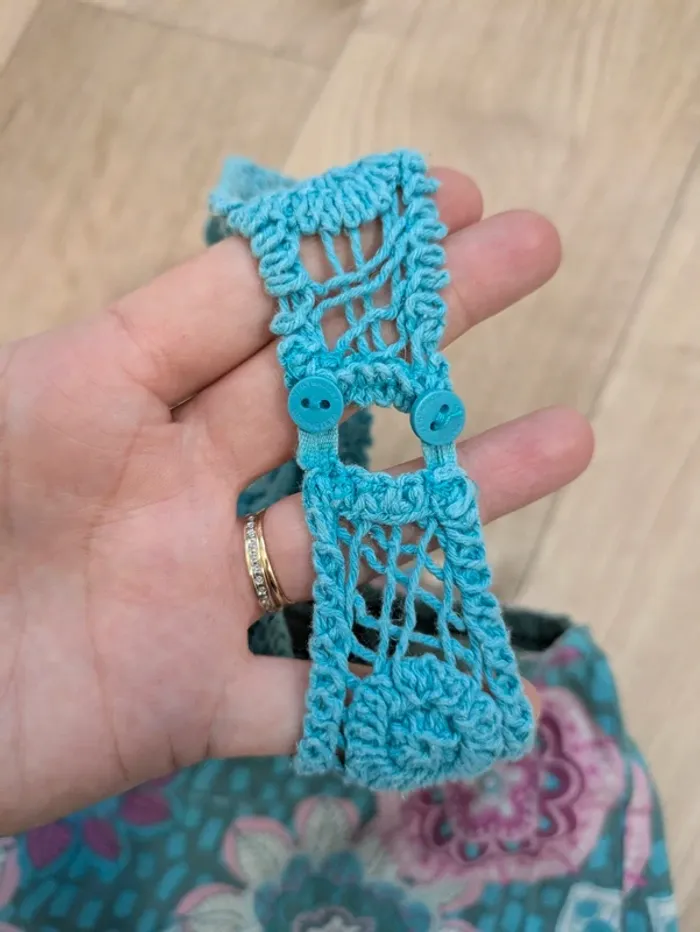 Robe longue col en macramé 3 ans Vertbaudet - photo numéro 4
