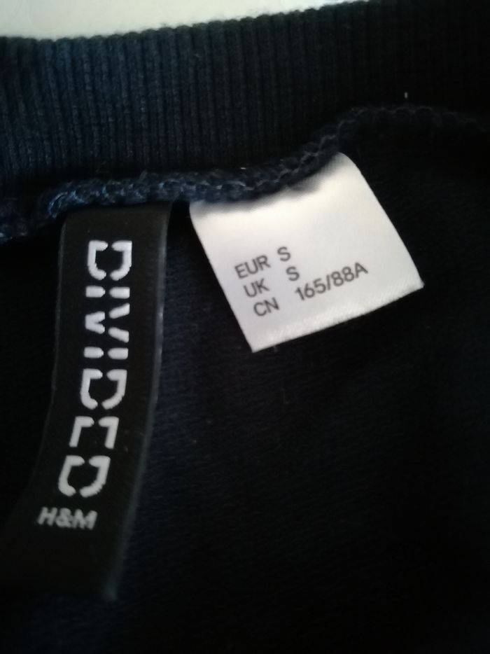 Sweat bleu H&M taille S - photo numéro 2