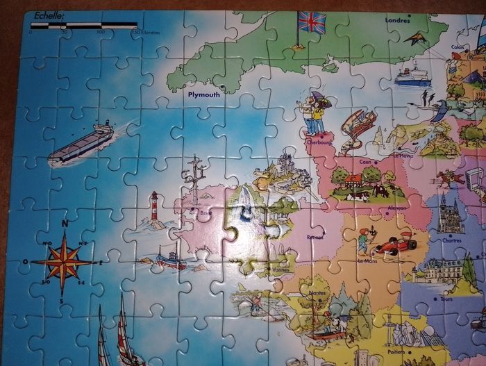 Puzzle 250 pièces carte de France + 1 poster - photo numéro 7