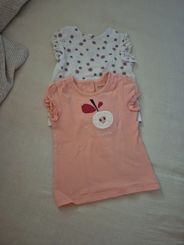 Lot de 2 hauts fille