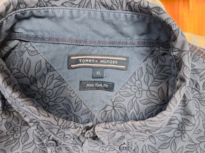 Chemise manches longues tommy hilfiger - homme vintage  - taille XL / brodé (497) - photo numéro 7