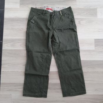 Pantacourt femme kaki Alain Manioukan taille 38